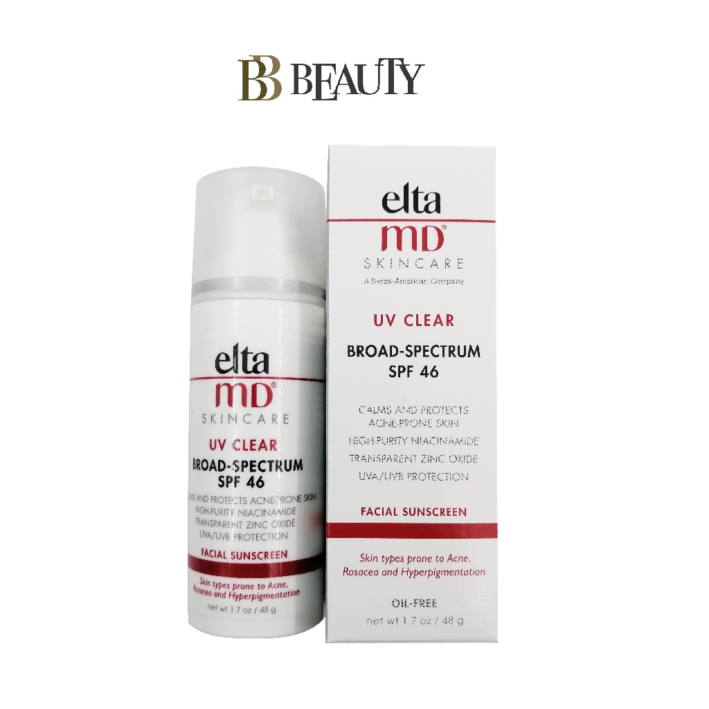 EltaMD UV Clear Facial Sunscreen SPF 46 For Skin Types Prone To Acne