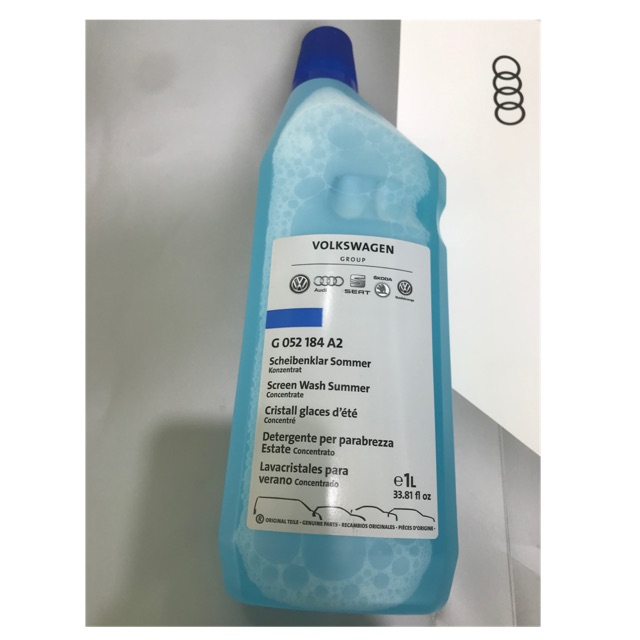 Audi / Volkswagen Windshield Washer Fluid suitable for all vehicles 1litre (G052184A2) Shopee