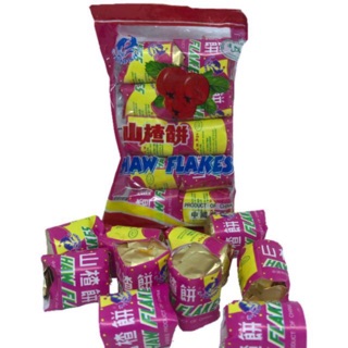 Haw Flakes Small Pack 10pcs Childhood Snack Makanan Ringan Zaman Dulu ...