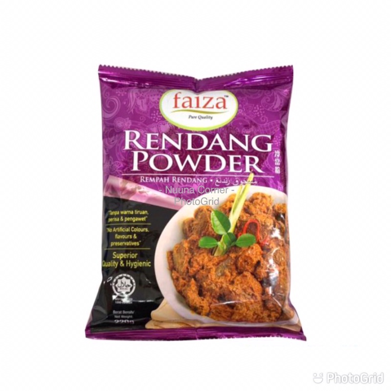 Ready Stock Serbuk Rendang Faiza Shopee Malaysia