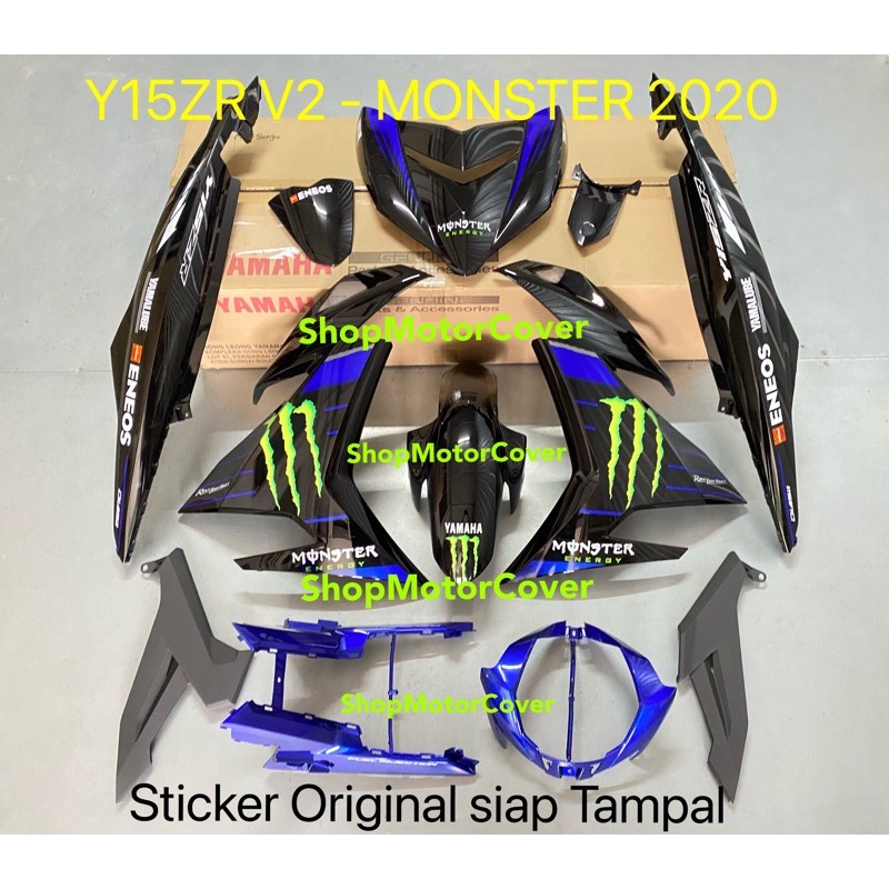 Buy 100 Original Yamaha Y15zr V2 Hly Body Cover Set Monster Energy Gp Edition 2019 2020 With Sticker Ori Y15zr V1 V2 Ysuku Seetracker Malaysia