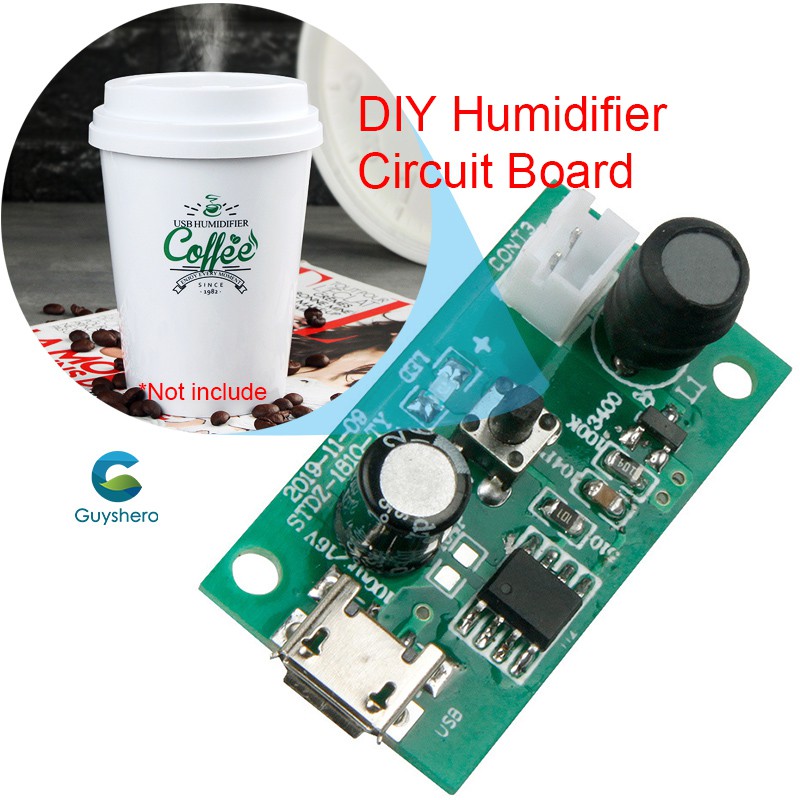 humidifier circuit board PCBA driver board air humidifier motherboard atomizer control board for humidifier repair, DIY humidifier