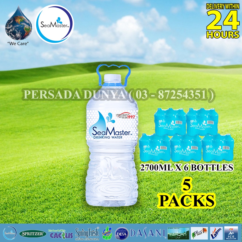 SEAMASTER Drinking Water (2700ml x 6 Bottles x 5 Packs) | Shopee Malaysia