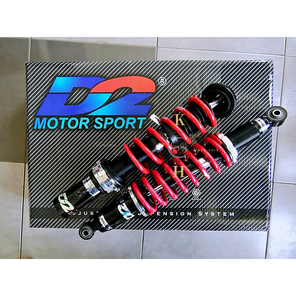 D2 Adjustable High Low Body Shift Absorber Spring Set Perodua Myvi