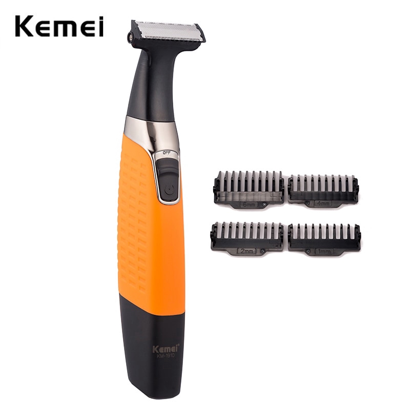 Kemei One Blade Rechargeable Electric Shaver Body Trimmer Shaving Machine IPX7