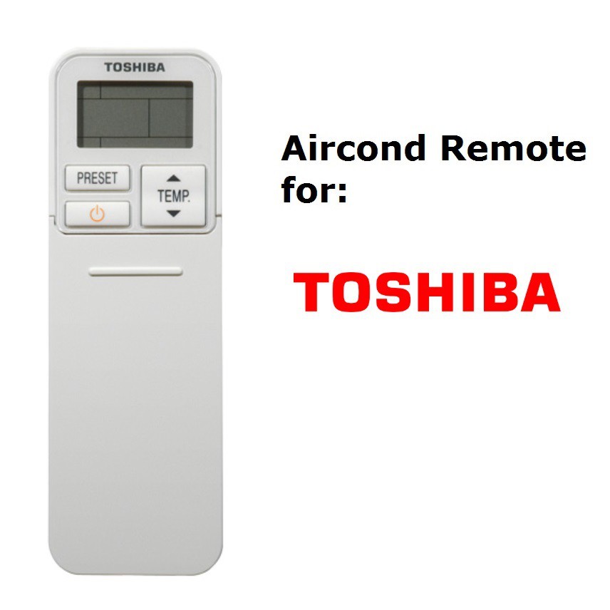 Toshiba Aircond remote control conditioner replacement Shopee Malaysia