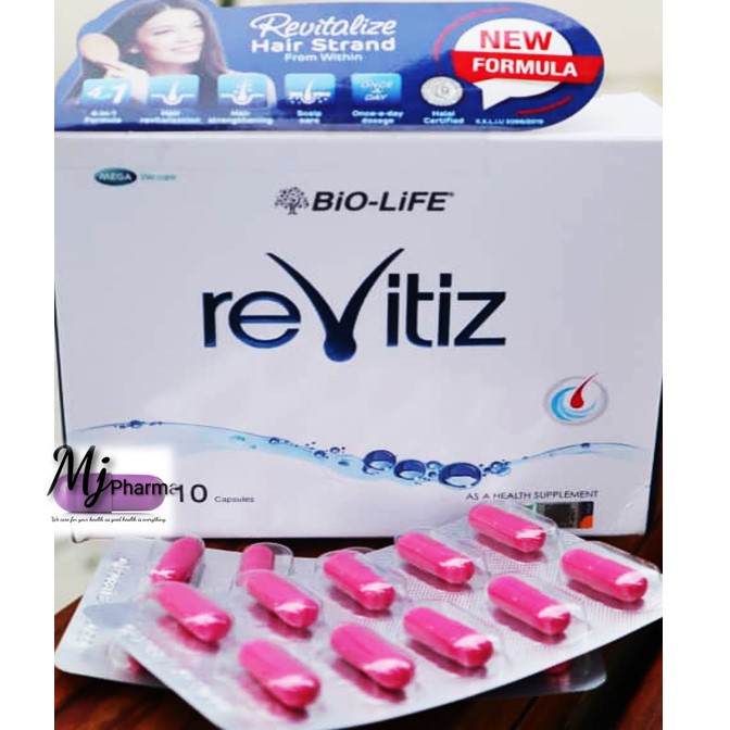 BIO-LIFE reVitiz 10 Capsules with biotin and horsetail extract (without  box) | Shopee Malaysia