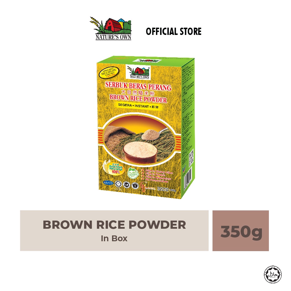 Nature’s Own Instant Brown Rice Powder (350g) Shopee Malaysia