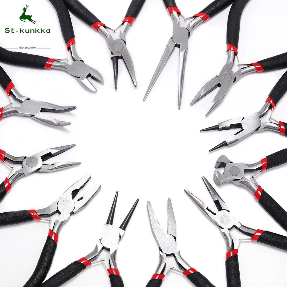 St.kunkka Ferronickel Carbon Hardened Steel Round Pliers Tools Jewelry pliers