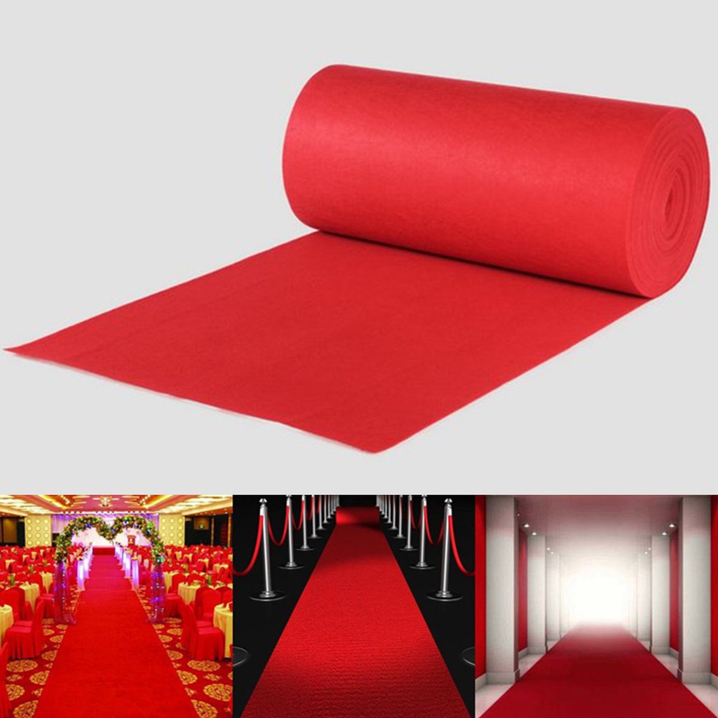 33 66ft Large Vip Red Carpet Floor Runner Mat Hollywood Birthday