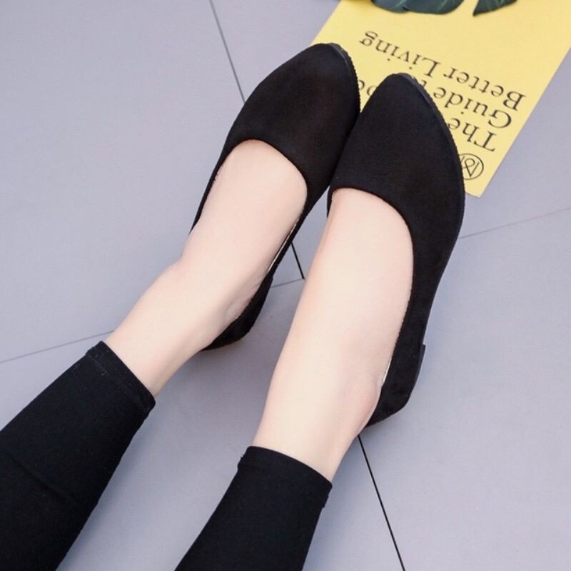 Size 35-42 Pointed Ladies Toe Shoes Women Casual Flat Shoes Toe Shoes Pointed Ladies Toe Shoes Small Cutting