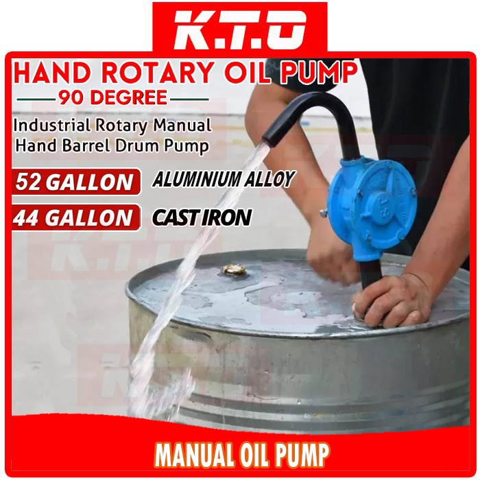 HAND ROTARY ORIENTAL OIL PUMP SUCTION MANUAL FLUID FUEL DIESEL TRANSFER