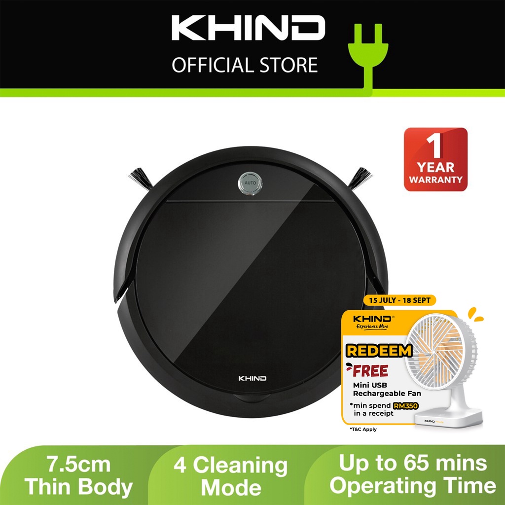 Khind Robot Vacuum VC9X6A Shopee Malaysia