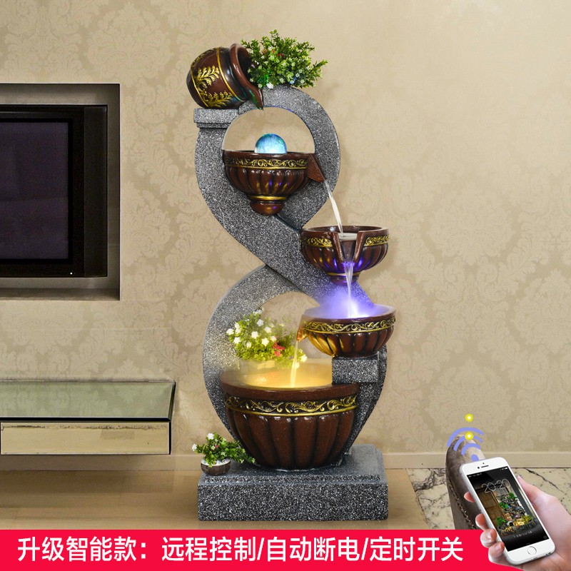 American Water Fountain Feng Shui Ball Living Room Porch Home Interior Decoratio