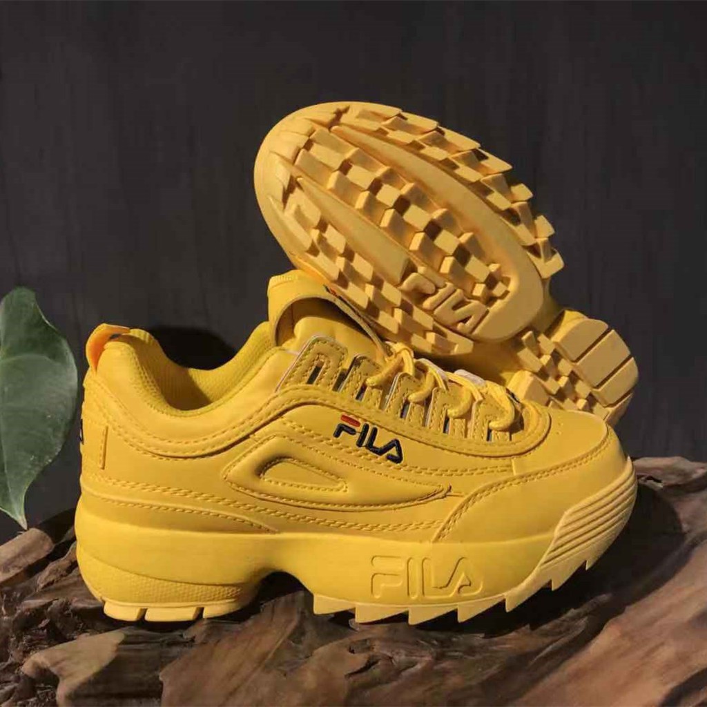 fila shoes in yellow colour
