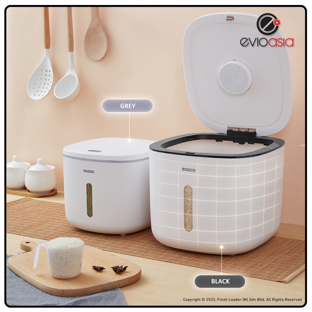 NEW 2022 Lifestyle Kitchen Rice Storage Box Bucket Cereal Dry Food