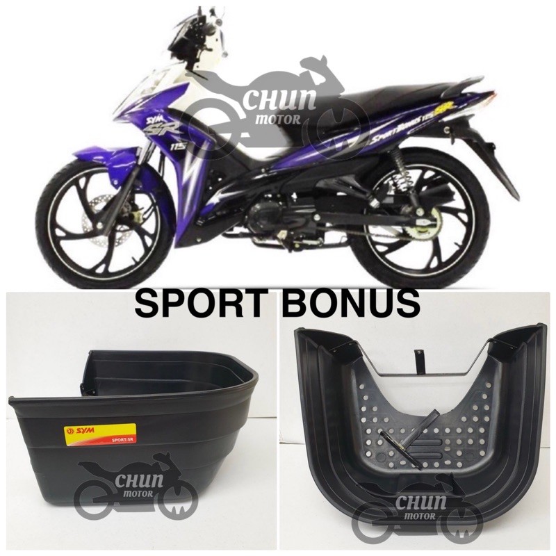 High Quality Basket Sym Vf3i Bonus Sr N1 Sport Bonus E Bonus E3 E Bonus Old Bakul Pvc Motorcycle Bakset Raga Shopee Malaysia