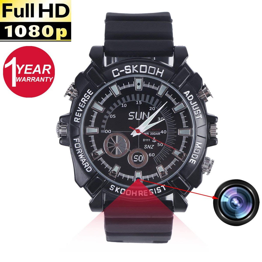 watch with camera and voice recorder