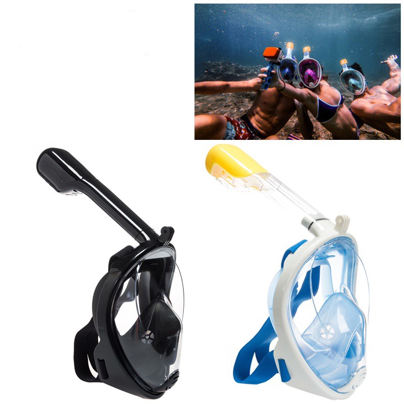 Full Face Snorkel Mask, Seaview 180° , L/XL Full Face and anti-fog anti ...