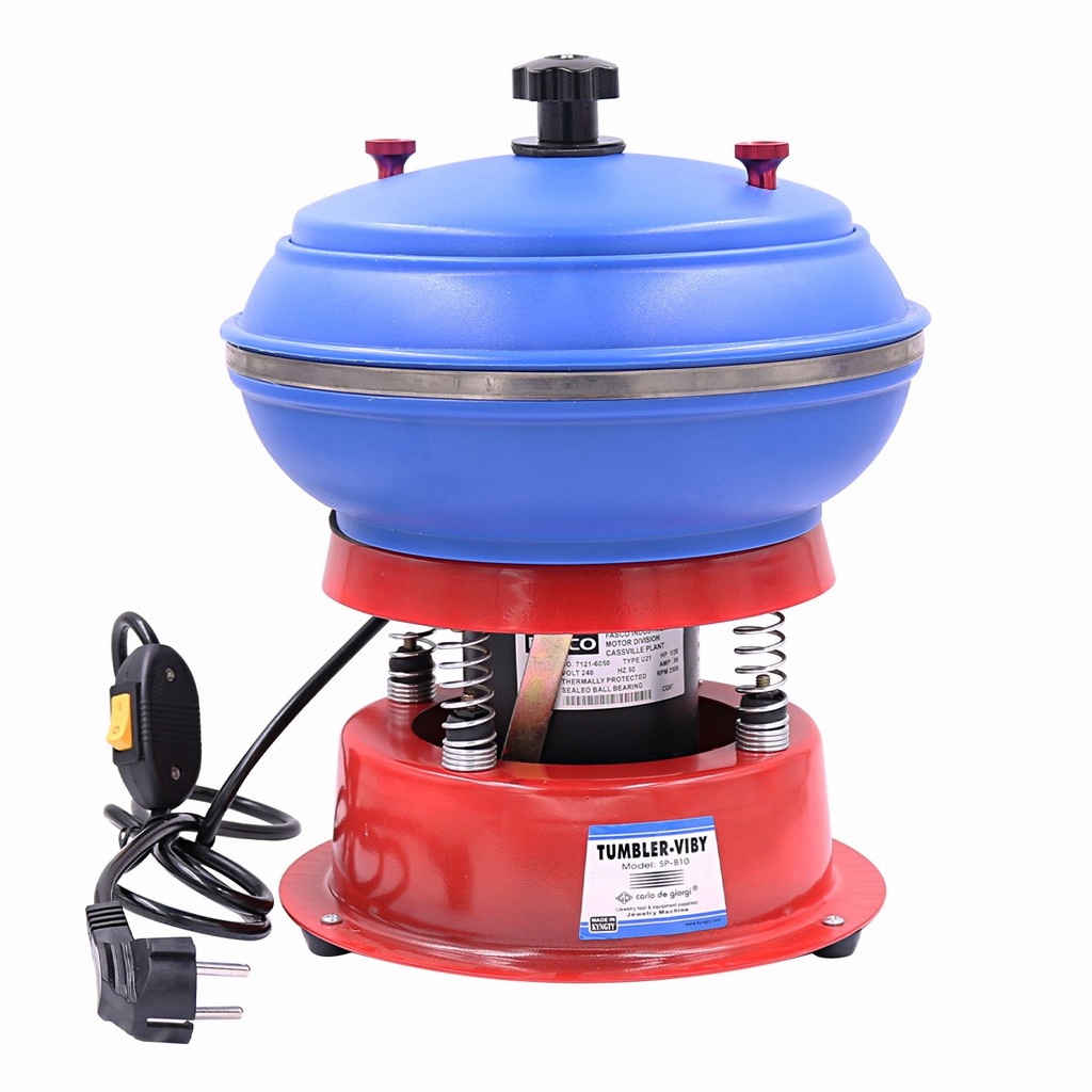 220V Vibrating Tumbler Tumbling Polishing Machine Vibrator Jewelry