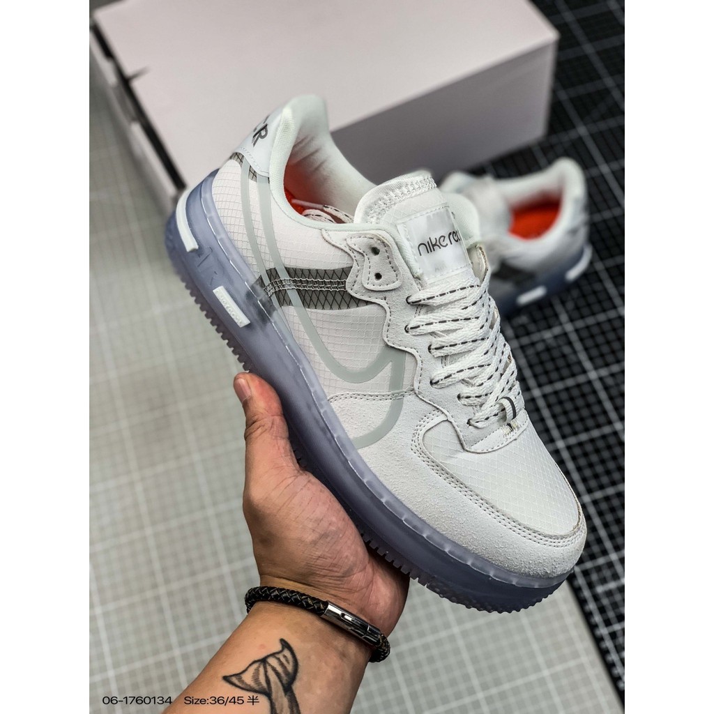 air force 1 react ice blue
