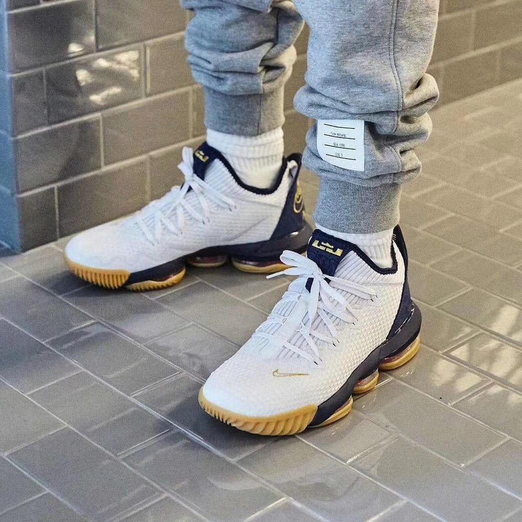 lebron wearing lebron 16 low