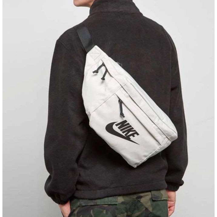 nike white bum bag