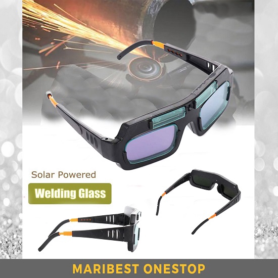 Solar Powered Auto-Darkening Welding Spectacle Glass Goggle Welding Glass Eyewear