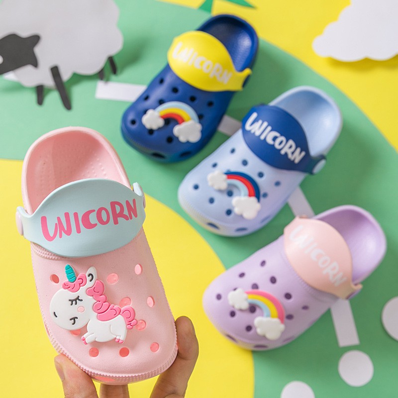 kids unicorn sandals