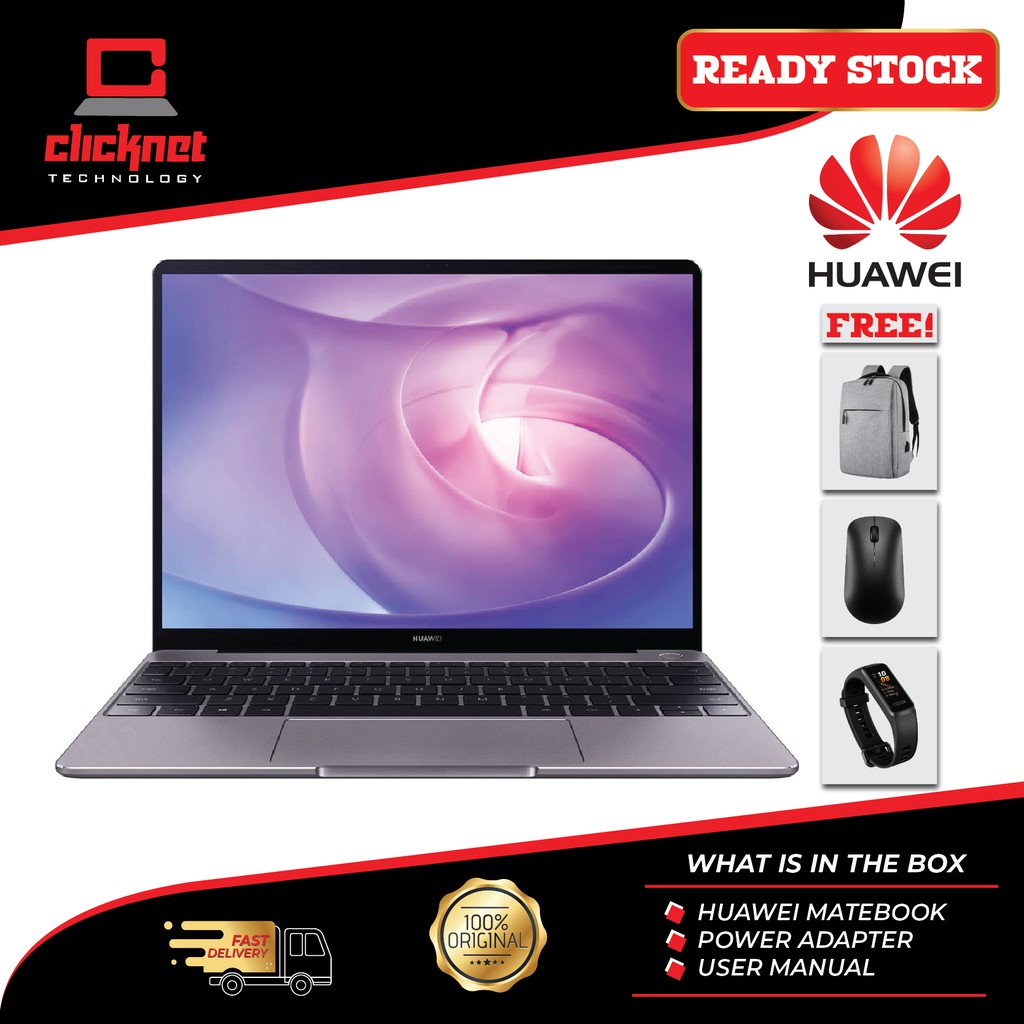 Huawei Laptop Matebook 13 (i7) FHD 13 Inch Space Grey (i7-10510U, 16GB ...
