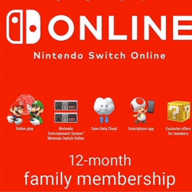 Nintendo Online Family Membership | Shopee Malaysia