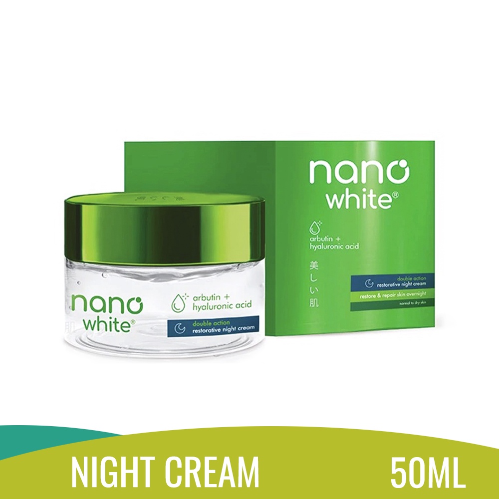 Nanowhite Double Action Restorative Night Cream (50ml) | Shopee Malaysia