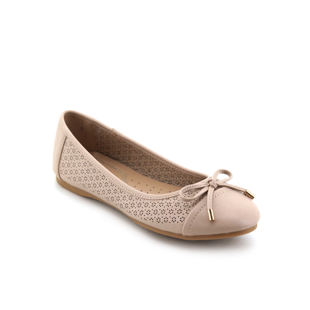 Bata Women Beige Ballerina Shoes - 5518596 | Shopee Malaysia