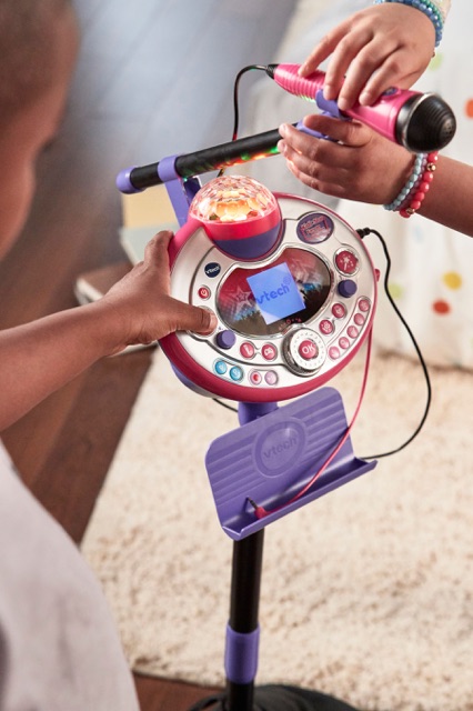 vtech karaoke machine pink