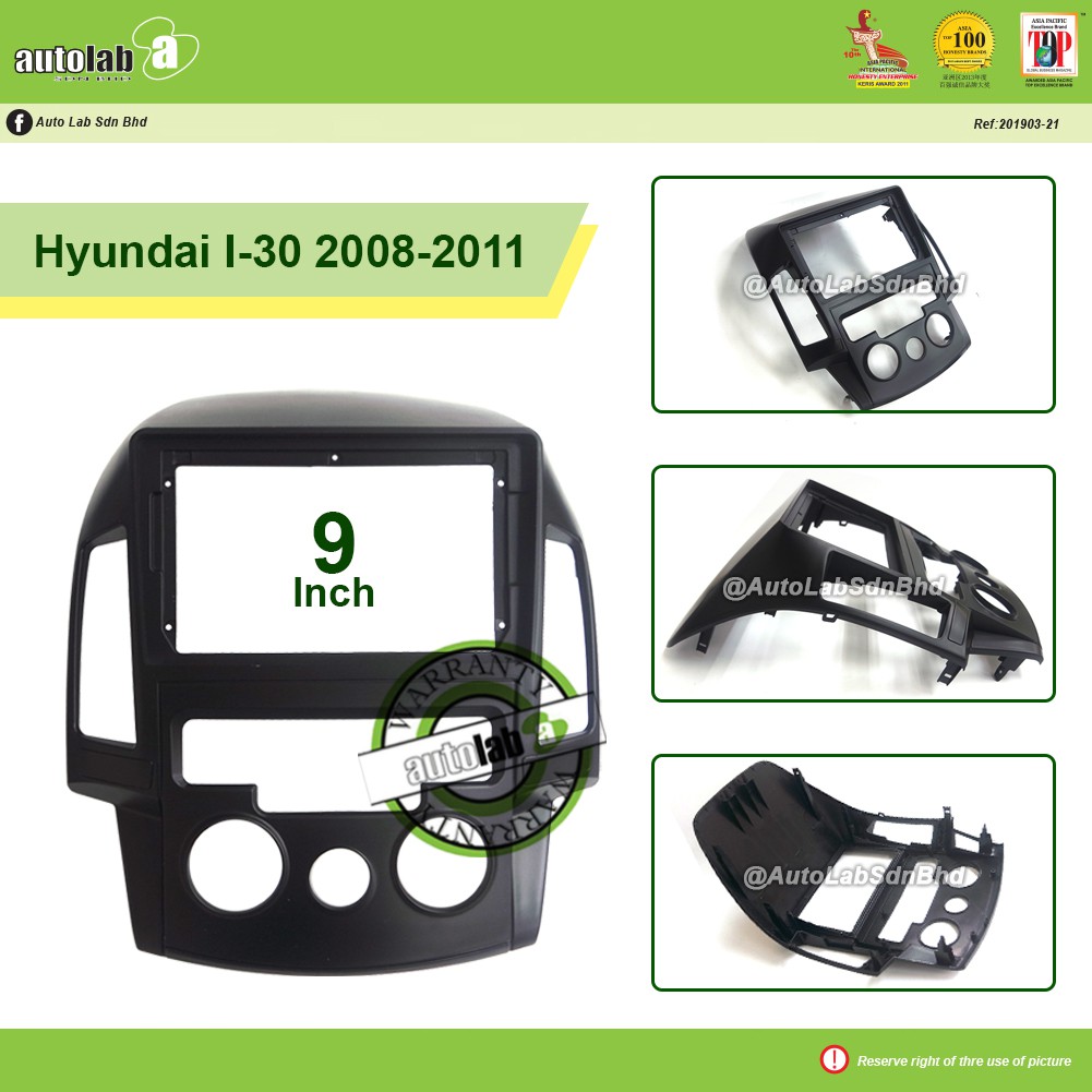 Big Screen Casing Android 9 Inch Hyundai I-30 2008-2011 (without Socket)