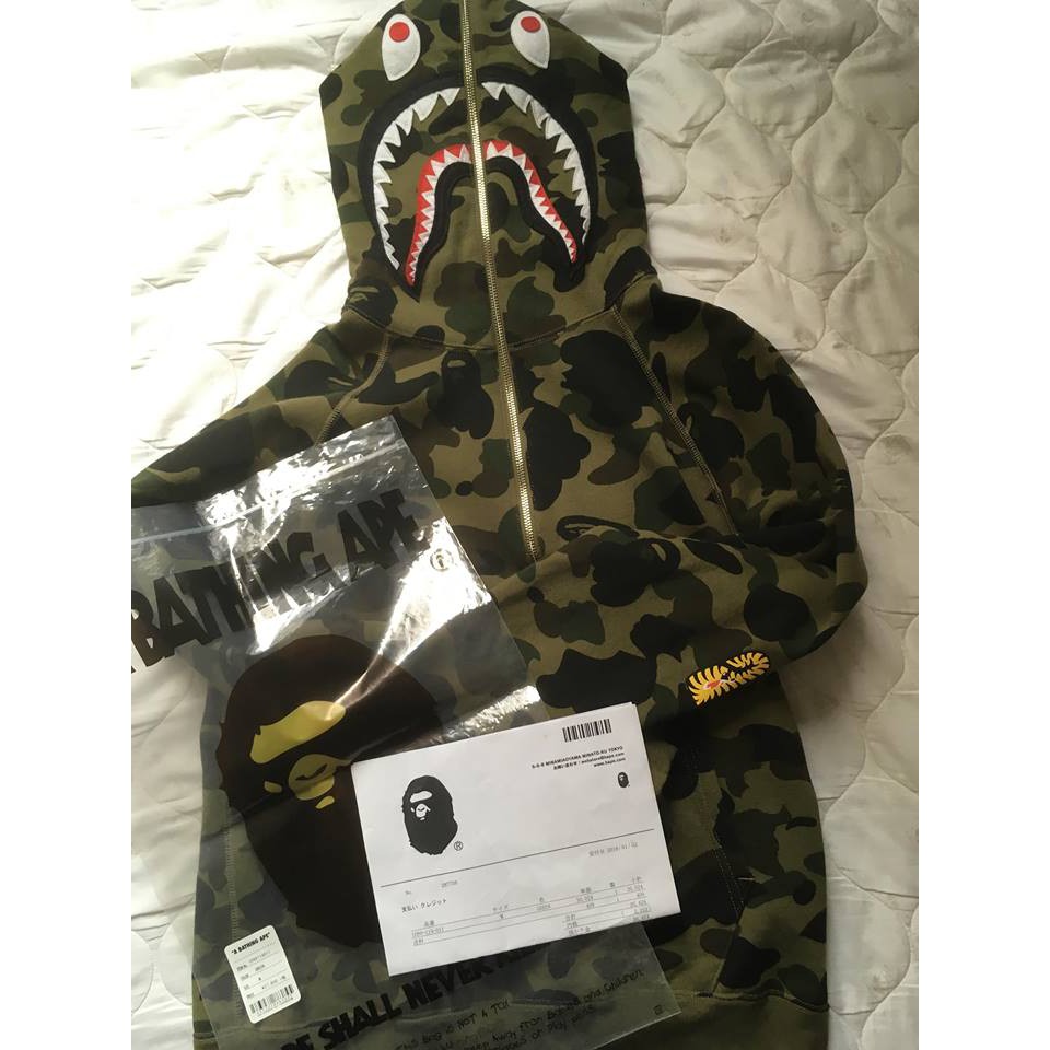 bape hoodie half zip