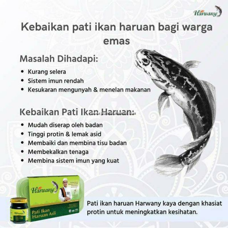 Pati Ikan Haruan Harwany Loose Pack Shopee Malaysia