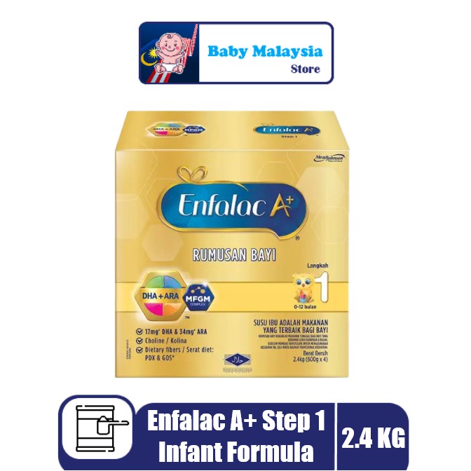 Buy Enfalac A Step 1 Infant Formula 0 12 Months 2 4kg Seetracker Malaysia