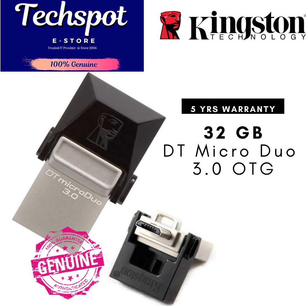 Kingston Dt Micro Duo 3 0 Otg 32 Gb Usb 3 0 Shopee Malaysia