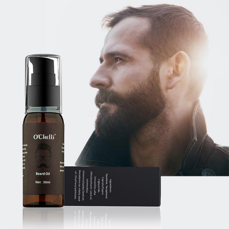 Beard Nourishing Growth Oil Beards Hair Thicker Essence Mustache