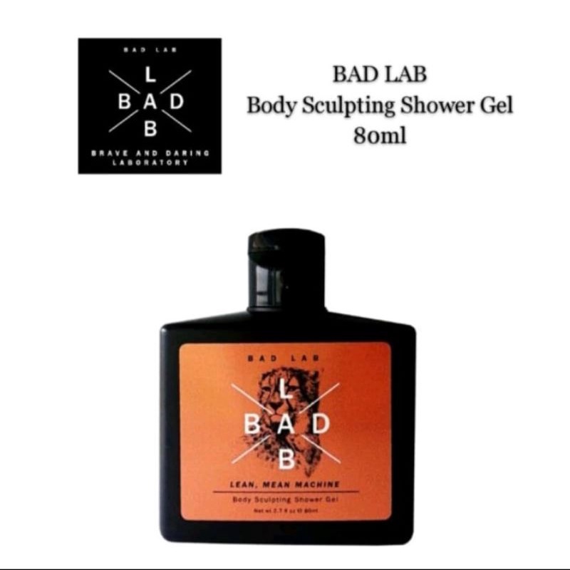 Bad Lab 80ml Body Sculpting Shower Gel Travel Pack Gel Mandian Badan