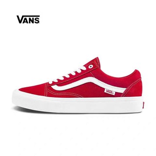 vans red casual shoes