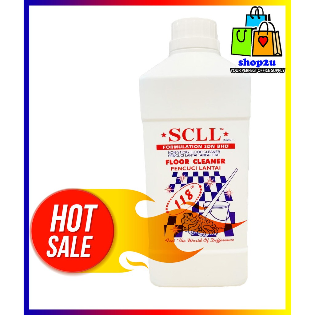 Scll 118 Non Sticky Floor Cleaner 1l Shopee Malaysia