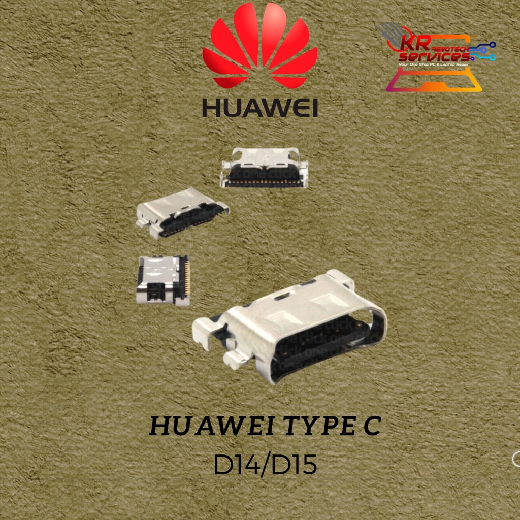 Connettore Di Ricarica USB-C Per Huawei Matebook D14 / D15 – Porta Jack – Argento