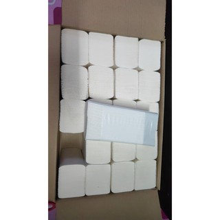 (20 PACKS) Interfold Hand Towel Tissue (190mm x 200mm) - Virgin Pulp