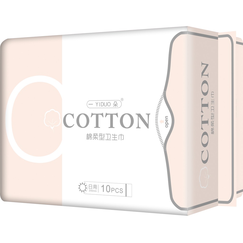 IDORE Natural Cotton Daily Sanitary Pad (10 Pcs)