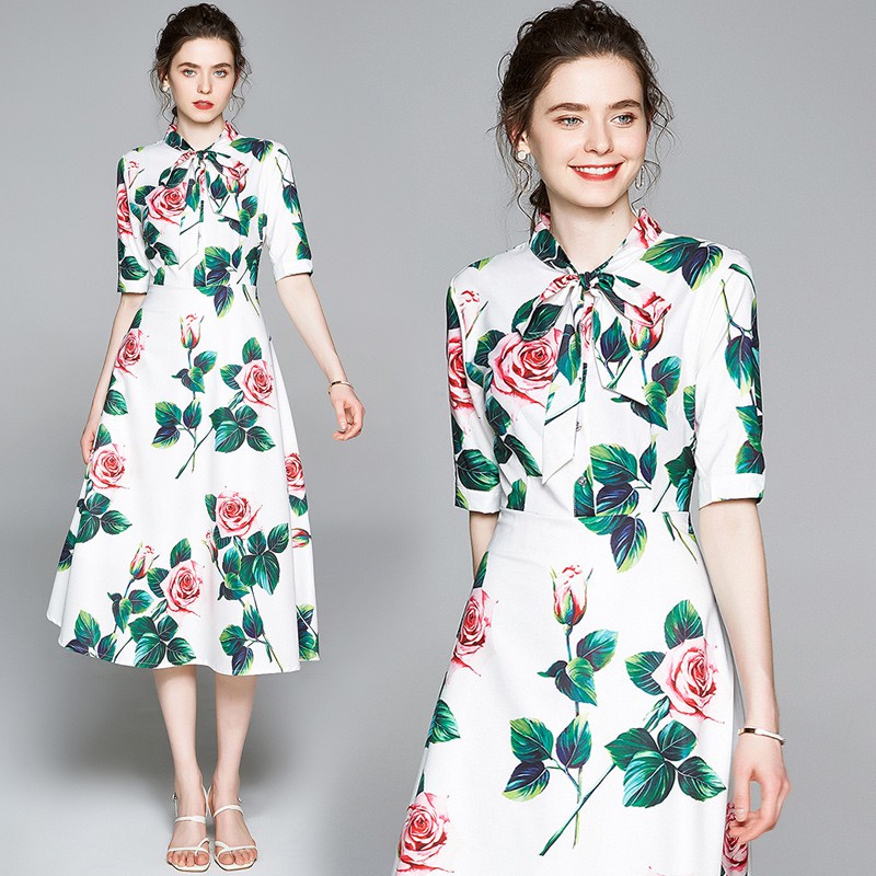 flower frock design