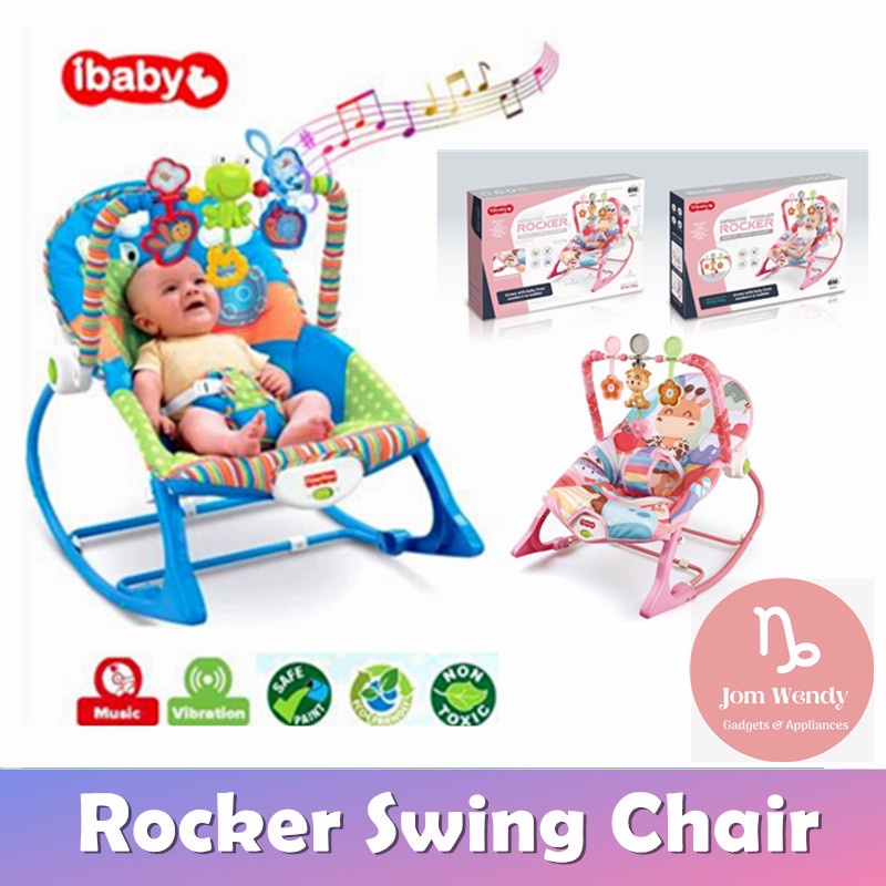Premium Rocker Bouncer Toddler Music Sleeping Baby Rocking Swing Chair