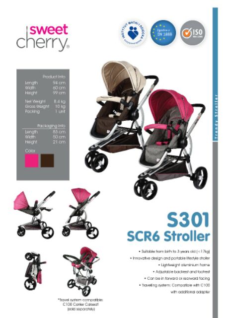 scr6 stroller review