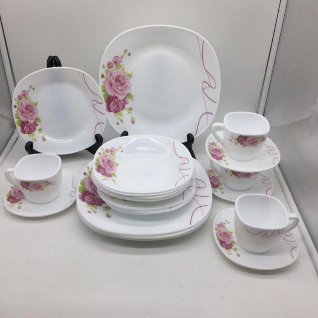 20pcs OPAL Dinner Set /Set Pinggan Mangkuk | Shopee Malaysia